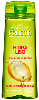 Очищувальний шампунь для волосся Garnier Fructis Hair Straightening Shampoo Anti frizz 360 мл (3600542024204)