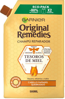 Szampon do odżywiania Garnier Original Remedies Honey Treasures Shampoo 500 ml (3600542415910)