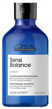 Szampon do wrażliwej skóry głowy L’Oreal Professionnel Paris Sensi Balance Shampoo Soothing Dermo-Protector 300 ml (3474636974085)