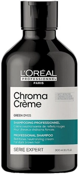 Kremowy szampon do włosów L’Oreal Professionnel Paris Chroma Creme Green Dyes Professional Shampoo 300 ml (3474637044961)