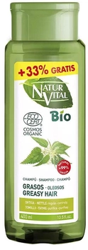 Шампунь для жирного волосся Naturvital Bio Ecocert Cabellos Grasos 400 мл (8414002078042)