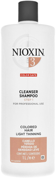 Szampon oczyszczający Nioxin System 3 Shampoo Volumizing Weak Fine Hair 1000 ml (4064666044453)