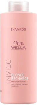 Szampon odświeżający kolor Wella Professionals Invigo Blonde Recharge Color Refreshing Shampoo 1000 ml (8005610642796)