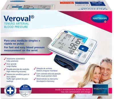 Тонометр Hartmann Veroval Wrist Blood Pressure Monitor (4052199270265)