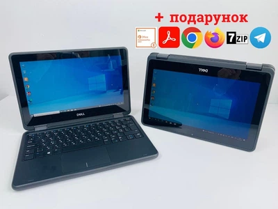 Ноутбук-трансформер&nbsp;Dell Latitude 3190 Pentium N5030 / 4gb / SSD 256gb / 11.6 TN HD+ сенсорний / Win10 Pro БУ + подарок установка программ