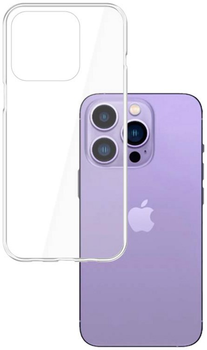 Etui plecki 3MK Clear Case do Apple iPhone 14 Pro Transparent (5903108476713)