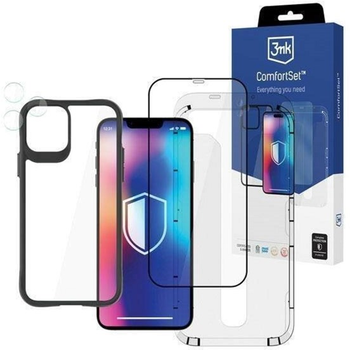 Zestaw etui plecki + szkło ochronne 3MK Comfort Set do Apple iPhone 11 Pro Clear (5903108523417)