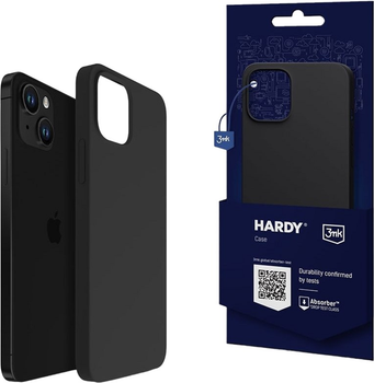 Панель 3MK Hardy Case z MagSafe для Apple iPhone 15 Графітовий (5903108527286)