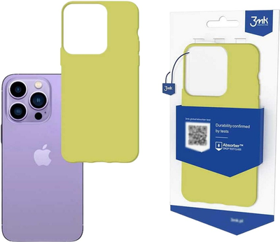 Панель 3MK Matt Case для Apple iPhone 12/12 Pro Лайм (5903108327060)