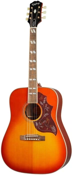 Электроакустическая гитара EPIPHONE HUMMINGBIRD AGED CHERRY SUNBURST GLOSS