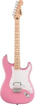 Електрогітара SQUIER by FENDER SONIC STRATOCASTER HT H MN FLASH PINK