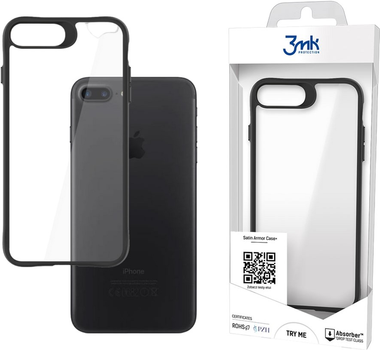 Панель 3MK Satin Armor Case+ для Apple iPhone 7 Plus/8 Plus Прозорий (5903108442367)