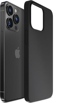 Etui plecki 3MK Silicone Case do Apple iPhone 14 Pro Black (5903108499088)