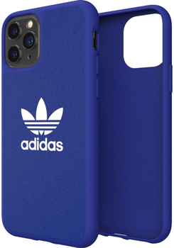 Etui plecki Adidas Moulded Case Canvas do Apple iPhone 11 Pro Blue (8718846071123)