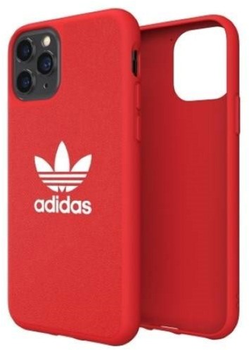 Etui plecki Adidas Moulded Case Canvas do Apple iPhone 11 Pro Red (8718846071154)