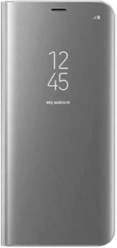 Etui z klapką Anomaly Clear View do Samsung Galaxy S21 Ultra Silver (5903919064345)
