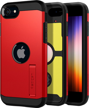 Etui plecki Adidas OR Clear Case 70S do Apple iPhone 6/6s/7/8/SE 2020/SE 2022 Red (8718846047715)