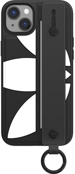 Etui plecki Adidas OR Hand Strap Case do Apple iPhone 14 Plus Black-white (8718846100397)