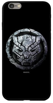 Etui plecki Glass Marvel Black Panther do Apple iPhone Xs Max Black (5902980242805)