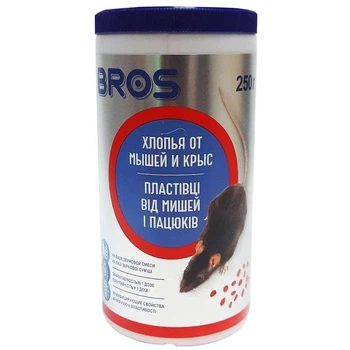 Пластівці від мишей і пацюків Bros 250 г