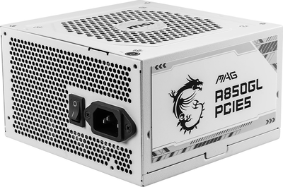 Блок питания MSI MAG A850GL PCIE5 850W White (306-7ZP8A24-CE0)
