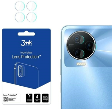 Zestaw szkieł hartowanych 3MK Lens Protection na aparat Infinix Note 12 2023 4 szt (5903108498708)