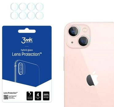 Zestaw szkieł hartowanych 3MK Lens Protection na aparat Apple iPhone 14 Plus 6.7" 4 szt (5903108494717)