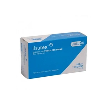 Медицинские перчатки Lisutex Powder Free Vinyl Gloves T/Small 100 Units (8470001721525)