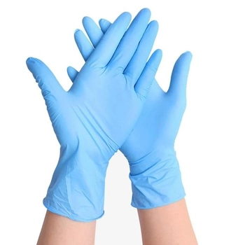 Рукавички медичні Latex Aaron Gloves Size Med 100 U (8470001747211)