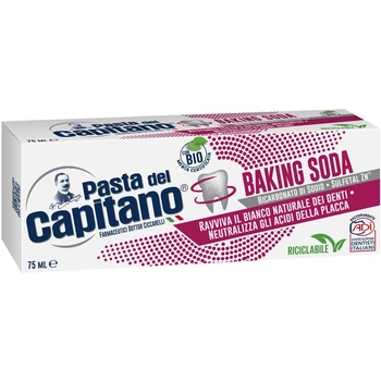 Зубная паста Pasta del Capitano Baking soda с содой 75 мл