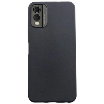 Силіконовий (TPU) чохол Deexe Matte Case для Nokia C32 - Black