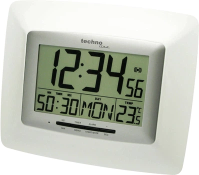 Настінний годинник Technoline WS8100 White/Silver (WS8100)