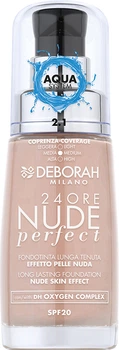 Тональная основа Deborah 24Ore Nude Perfect Foundation SPF 20 2.1 Vanilla 30 мл (8009518376999)