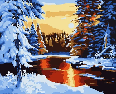 Картини за номерами Казкова зима 40*50 см (PN2746)
