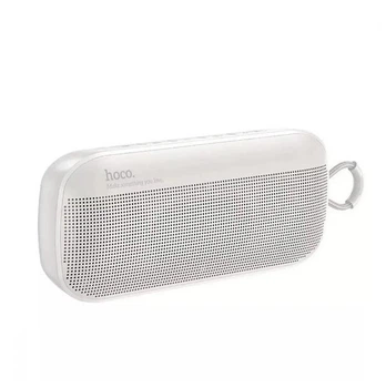 Беспроводная портативная Bluetooth колонка Hoco HC21 (Bluetooth 5.2, AUX, USB-C, 1200 мАч, стильная, спортивная ) - Белый
