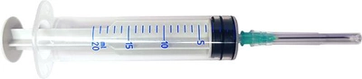 Шприц инъекционный трехкомпонентный одноразовый стерильный Arterium 20 мл с иглой 21G x 1 1/2 0.8 мм x 38 мм 50 шт (FG-AR-MP-00027)