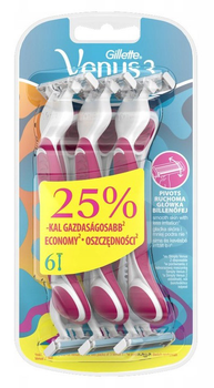 Бритви Gillette Venus 3 6 шт (7702018426232)