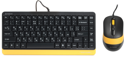Комплект проводной A4Tech Fstyler F1110 Bumblebee (4711421987615)