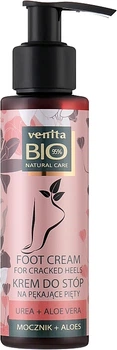 Крем для ног Venita BIO 95% Natural от трещин на пятках с мочевиной и алоэ 100 мл (5902101520263)