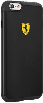 Etui plecki Ferrari Shockproof do Apple iPhone 6/6S Black (3700740370728)