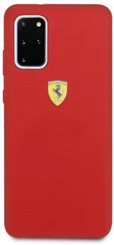 Панель Ferrari Silicone для Samsung Galaxy S20 Plus Червоний (3700740473337)