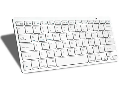 Універсальна компактна бездротова Bluetooth клавіатура Wireless Keyboard X5 ART 3710 Біла