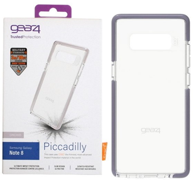 Etui plecki Gear4 D3O Piccadilly do Samsung Galaxy Note 8 Orchid grey (4895200203926)