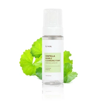 Iunik Centella Bubble Cleansing Foam Пінка для вмивання з центеллой азійських, 150 мл