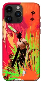 TPU чохол Demsky Anime evolution 5 Людина-бензопила (Chainsaw Man) для Apple iPhone 14 Pro Max (6.7")