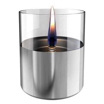 Біосвічка настільна Lilly 10 Silver Glass
