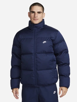Куртка зимова коротка чоловіча Nike M Nk Club Puffer Jkt FB7368-410 M Midnight Navy/White (196607393239)
