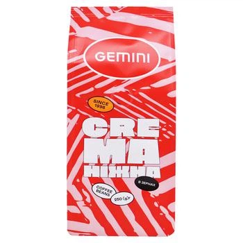 Кава в зернах Gemini Crema 250 г
