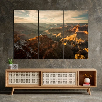 Картина природа картина в спальню офис Вид на Большой каньон 78x48 см (A1106-3)