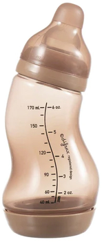 Пляшечка для годування Difrax S-Bottle Natural антиколікова з силіконовою соскою 170 мл Caramel (705 Caramel)